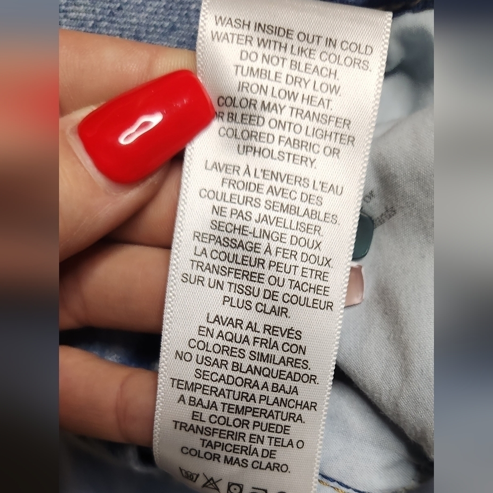 Frame Le Original Jeans Straight Leg High Rise Distressed Size 30 - Picture 8 of 9